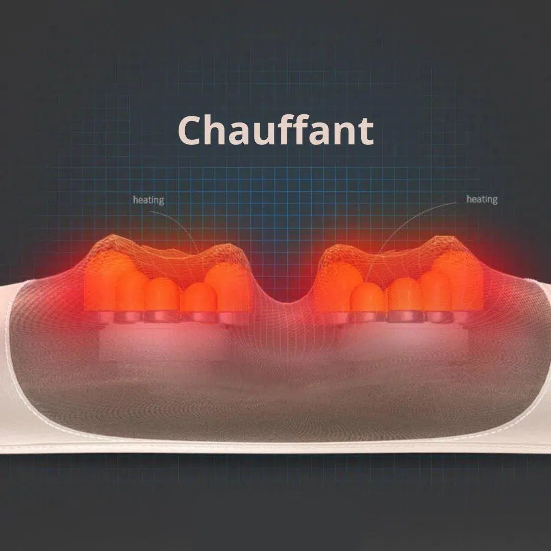 Coussin cervicales chauffant - Cervicales et dos