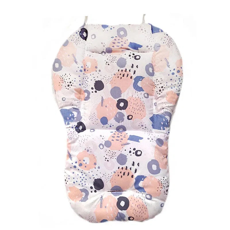 Coussin chaise haute pour bébé Rose
