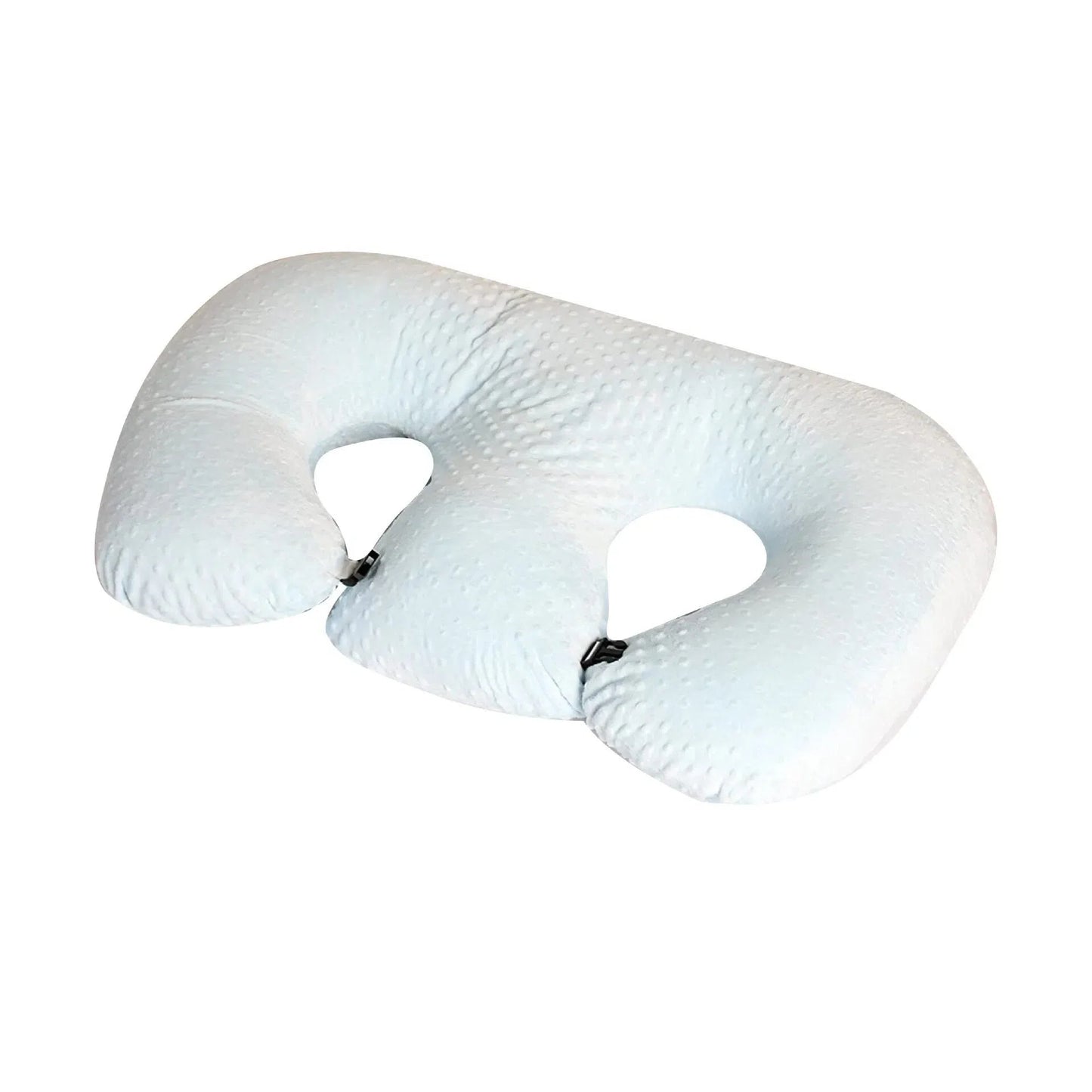 Coussin d'allaitement pour jumeaux Bleu