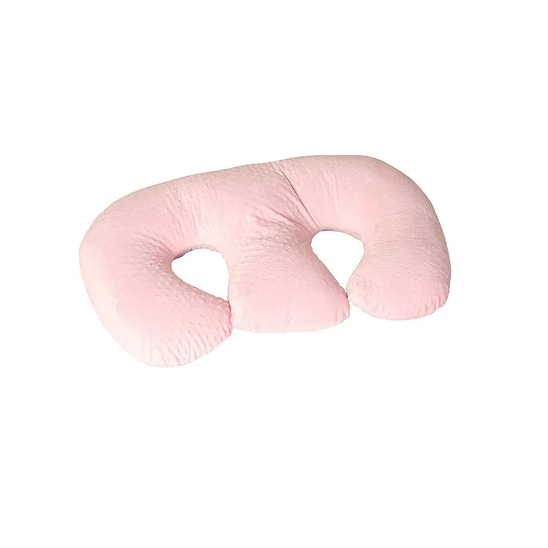 Coussin d'allaitement pour jumeaux Rose