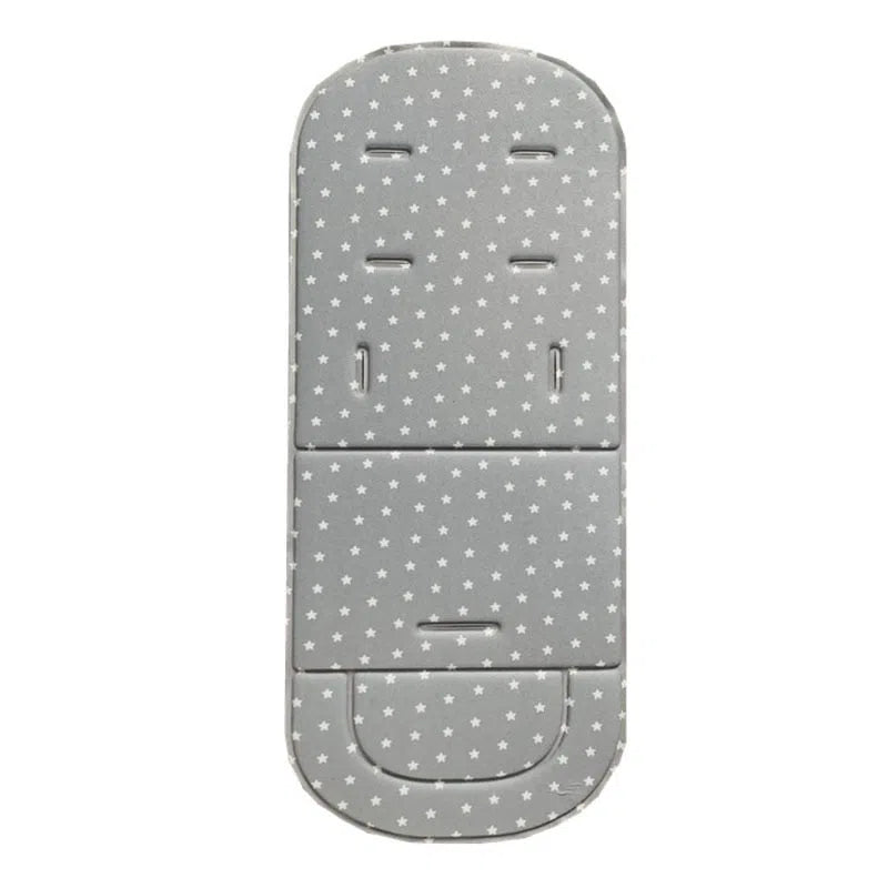 Coussin de poussette pour bébé Gris étoiles