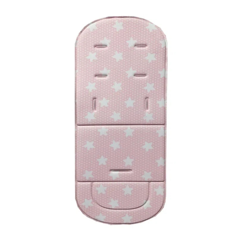 Coussin de poussette pour bébé Rose étoiles