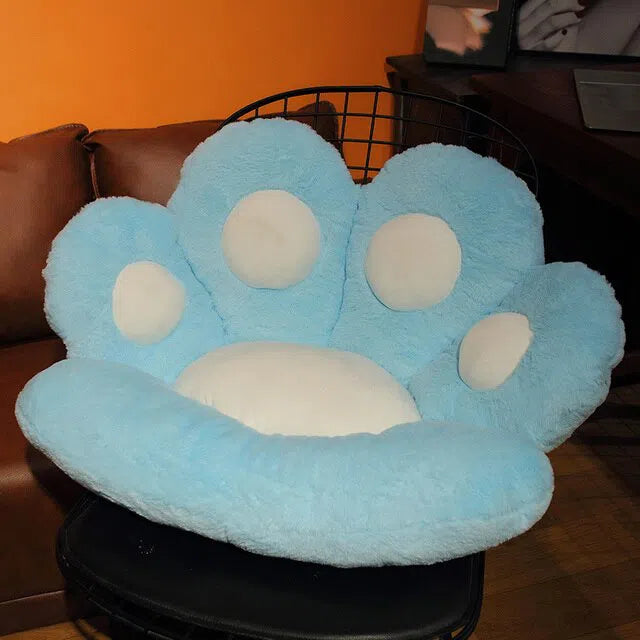 Coussin de sol pour bébé et enfant - Patte de chat Bleu
