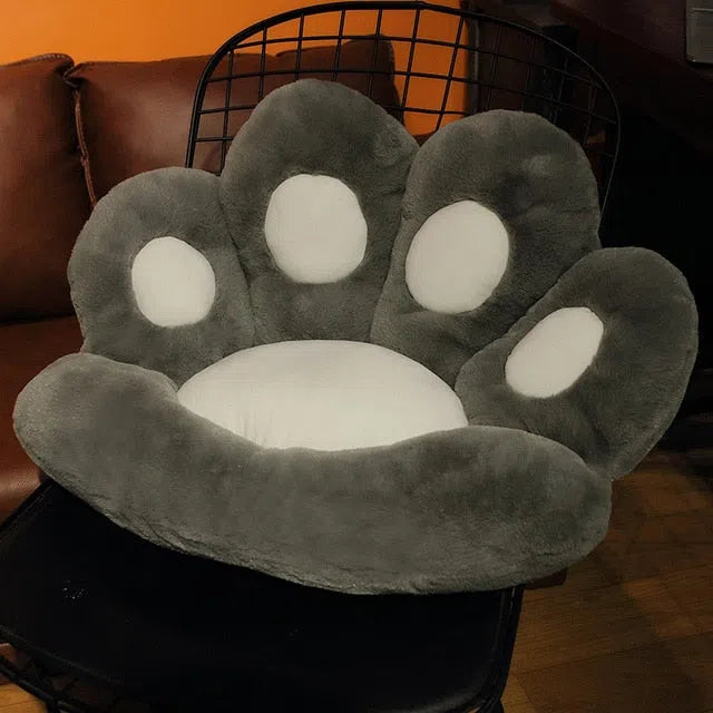 Coussin de sol pour bébé et enfant - Patte de chat Gris foncé