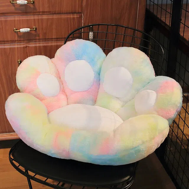 Coussin de sol pour bébé et enfant - Patte de chat Multicolore