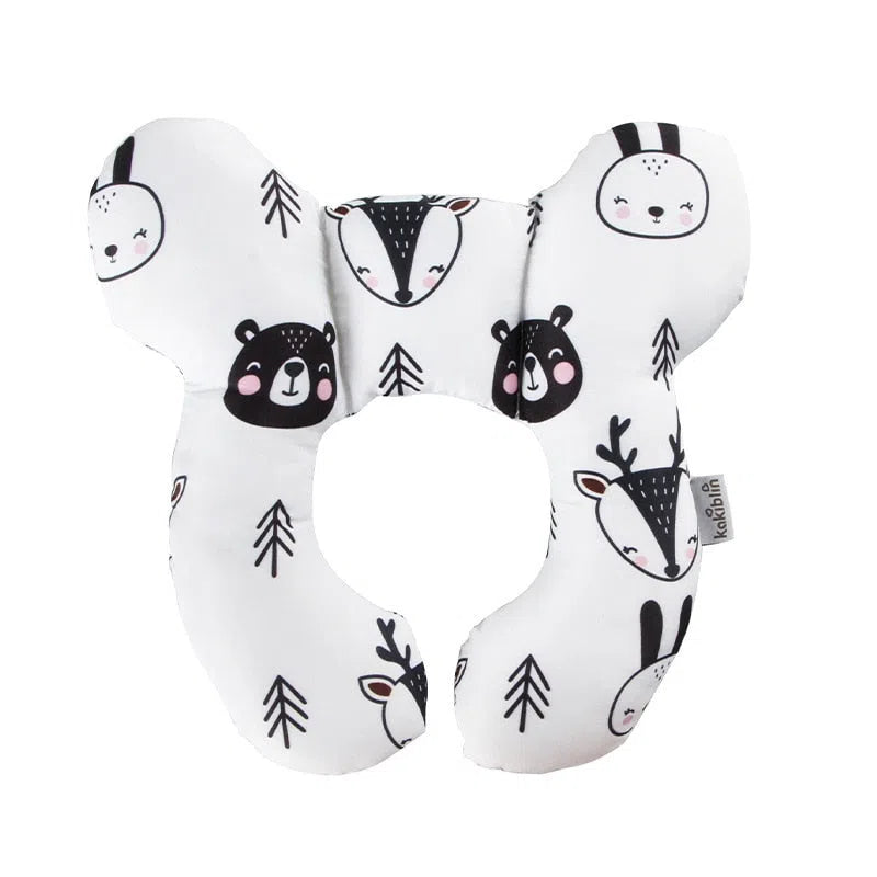 Coussin de voyage enfant - Soutien du cou en voiture Forêt