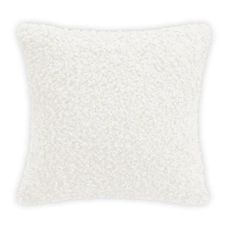 Coussin en laine moutonnée Blanc Mon-coussin.fr