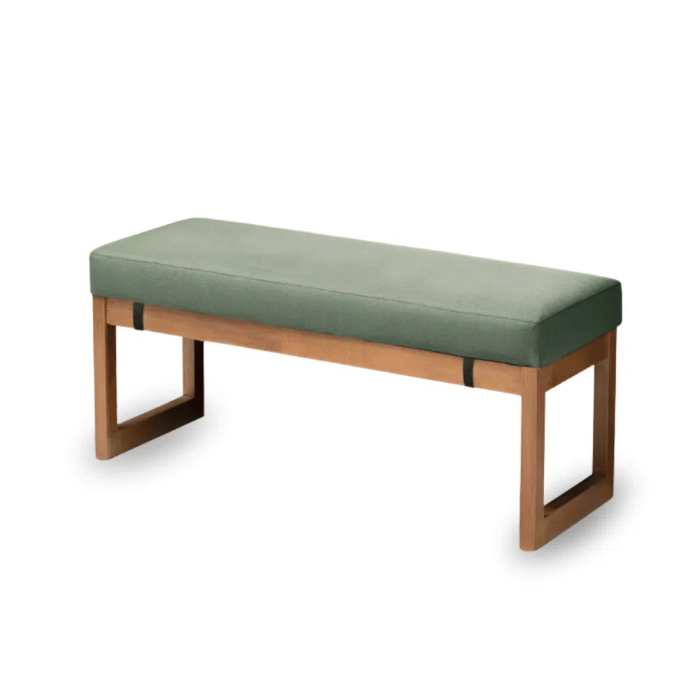 Coussin pour banc Vert 60x30 Mon-coussin.fr