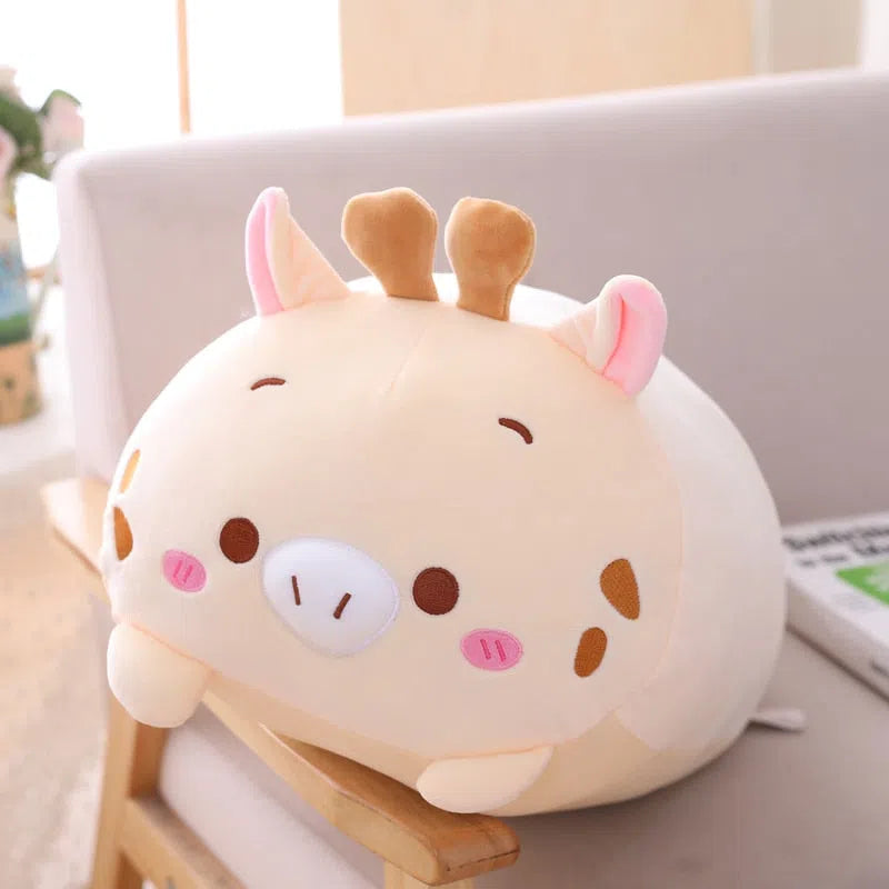 Coussins peluches en forme d'animaux Cerf