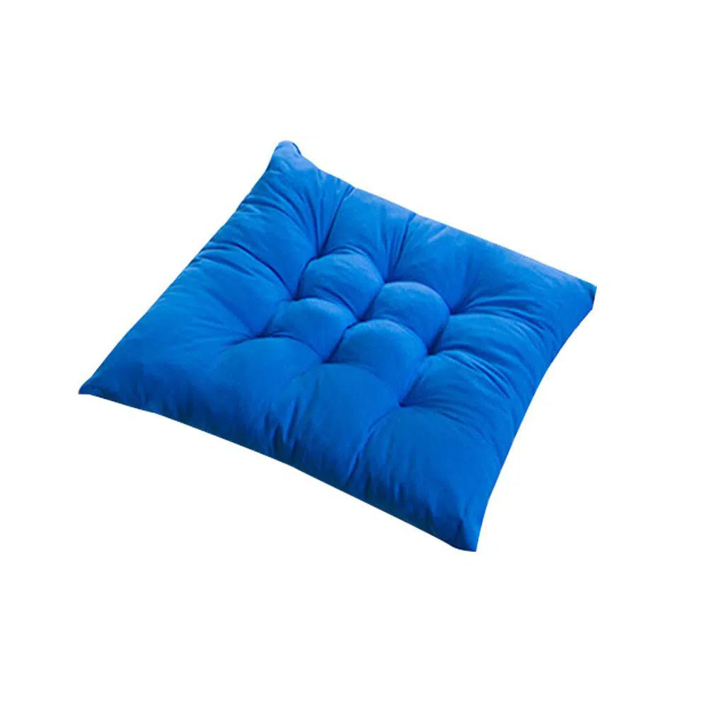 Seaty - Coussin carré et coloré pour chaise Bleu