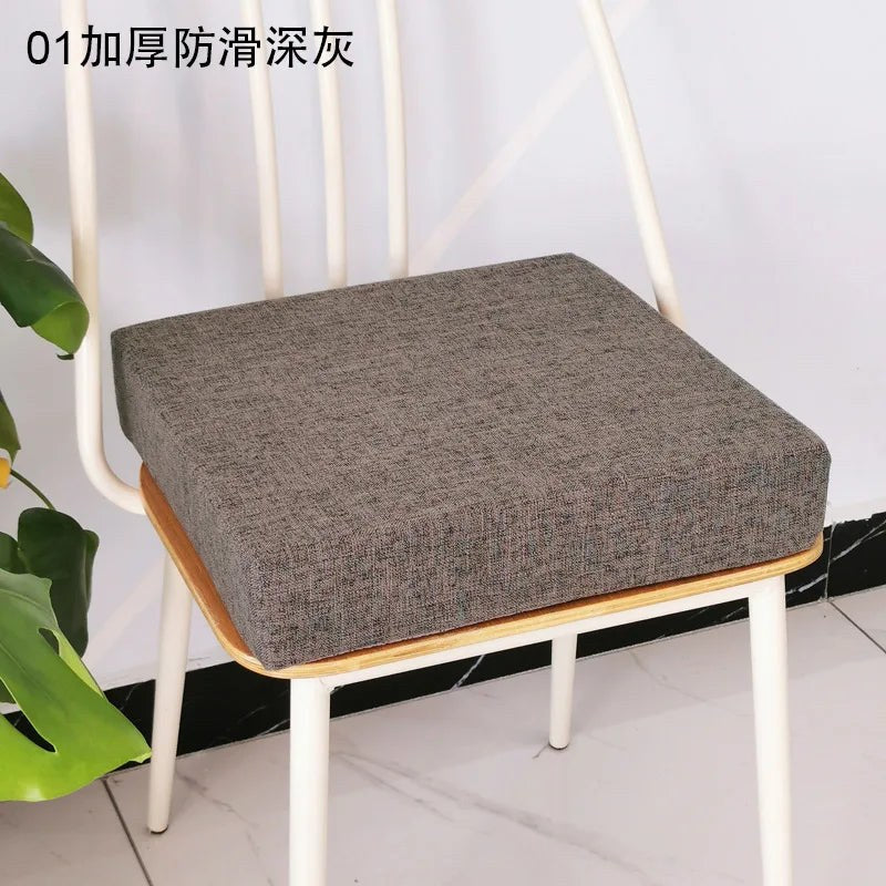 Coussin d'assise pour fauteuil gris foncé