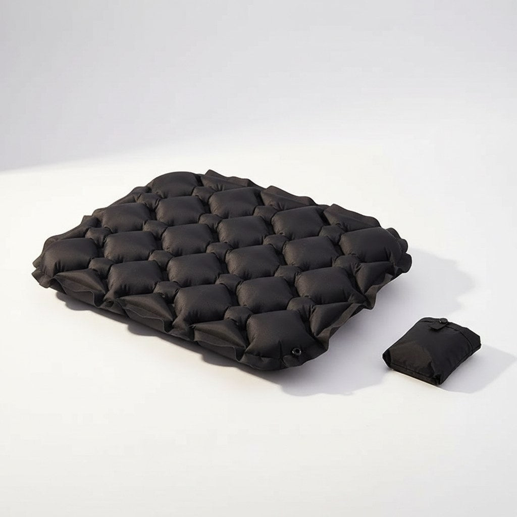 Coussin d'assise gonflable noir