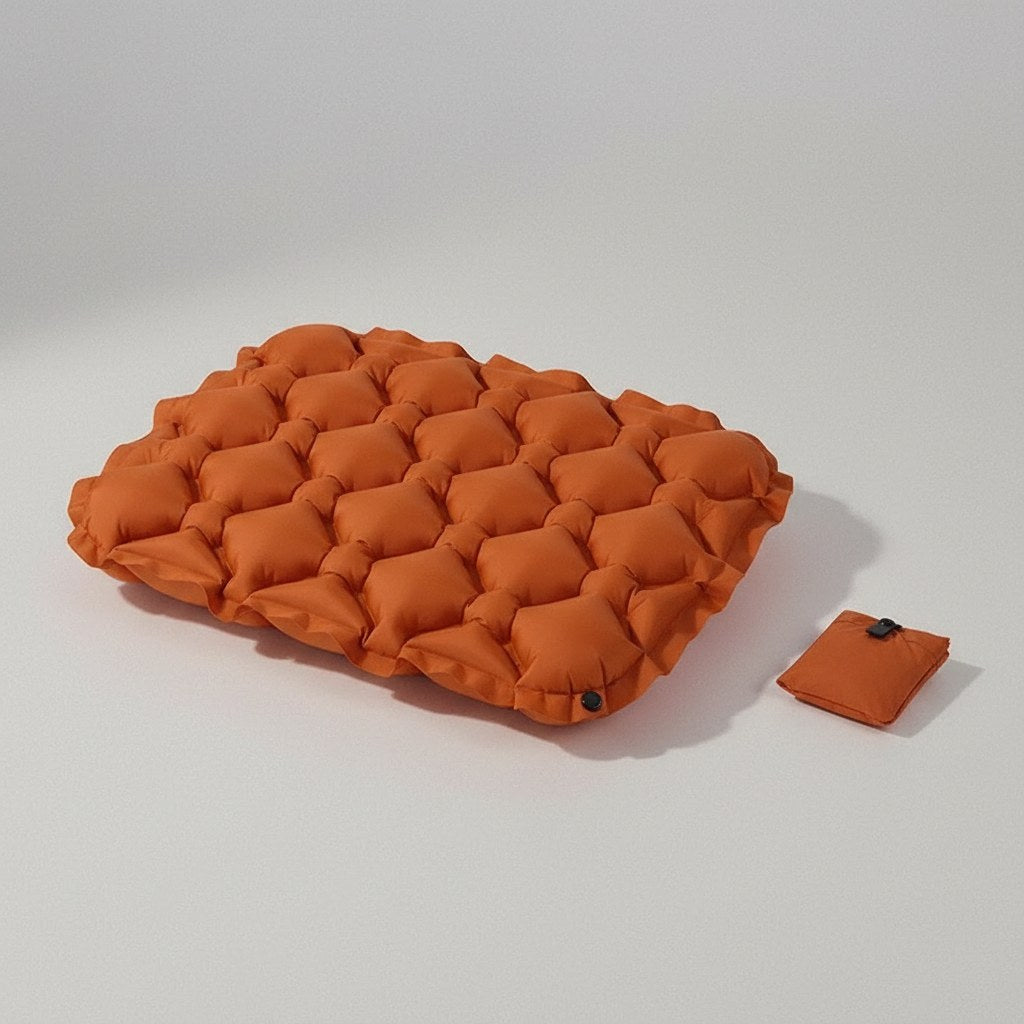 Coussin d'assise gonflable orange
