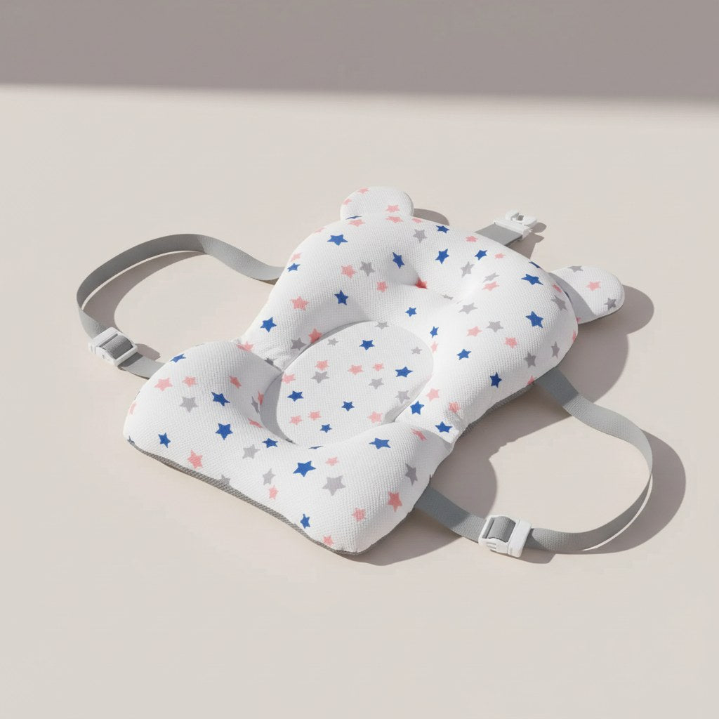 Coussin de baignoire pour bébé, motif étoiles