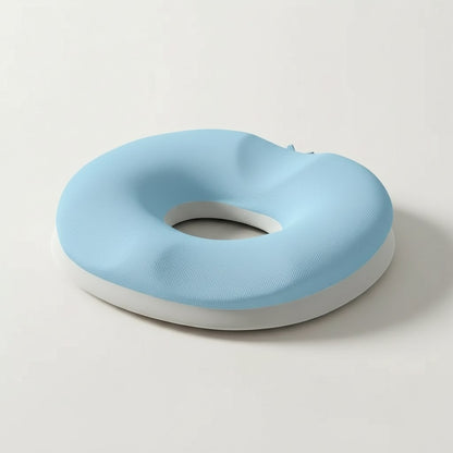 Coussin bouée d'assise en mousse bleu ciel
