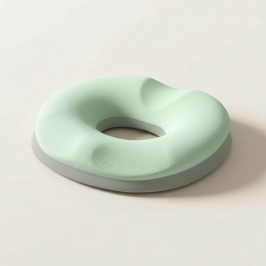 Coussin bouée d'assise en mousse vert d'eau