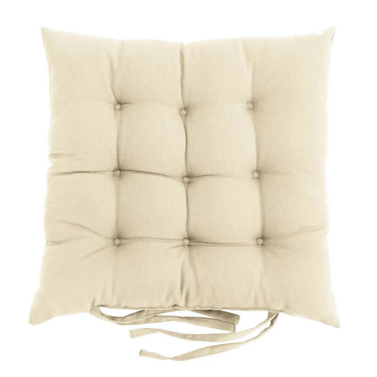 Coussin pour chaise de jardin en fer forgé beige