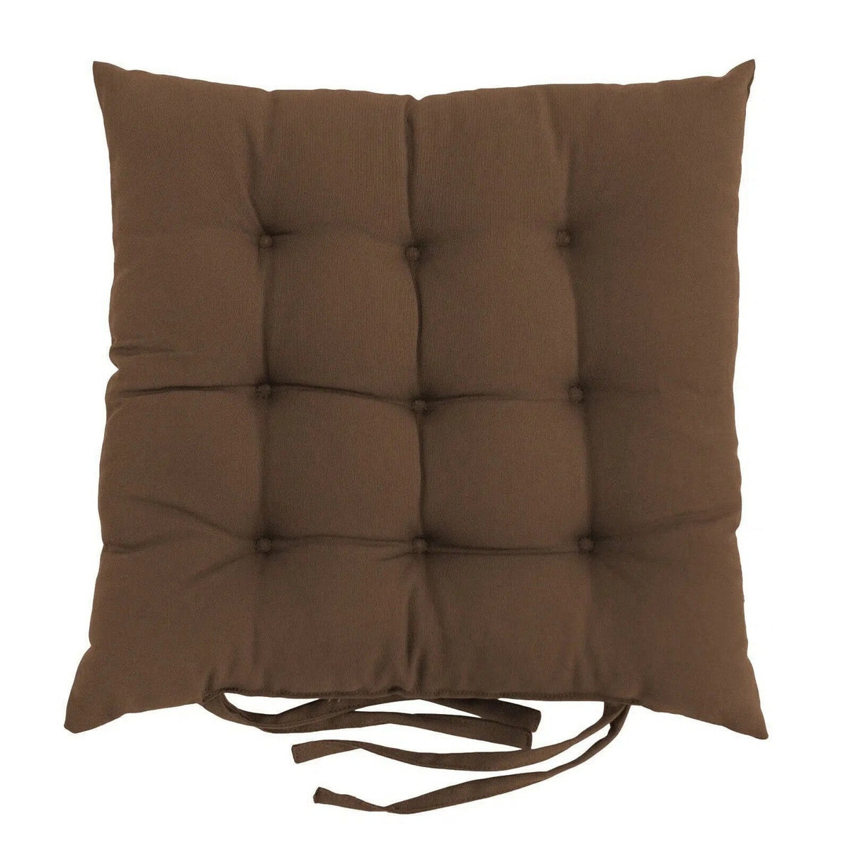 Coussin pour chaise de jardin en fer forgé café