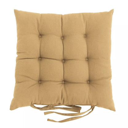 Coussin pour chaise de jardin en fer forgé jaune