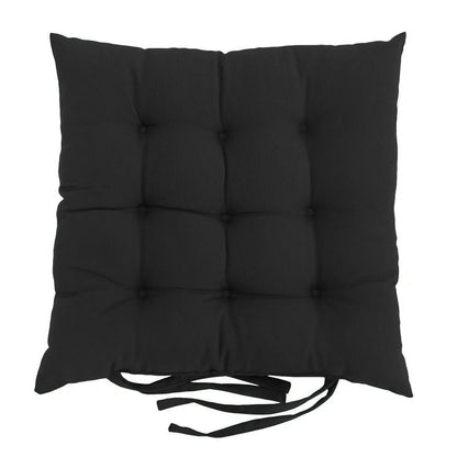 Coussin pour chaise de jardin en fer forgé noir
