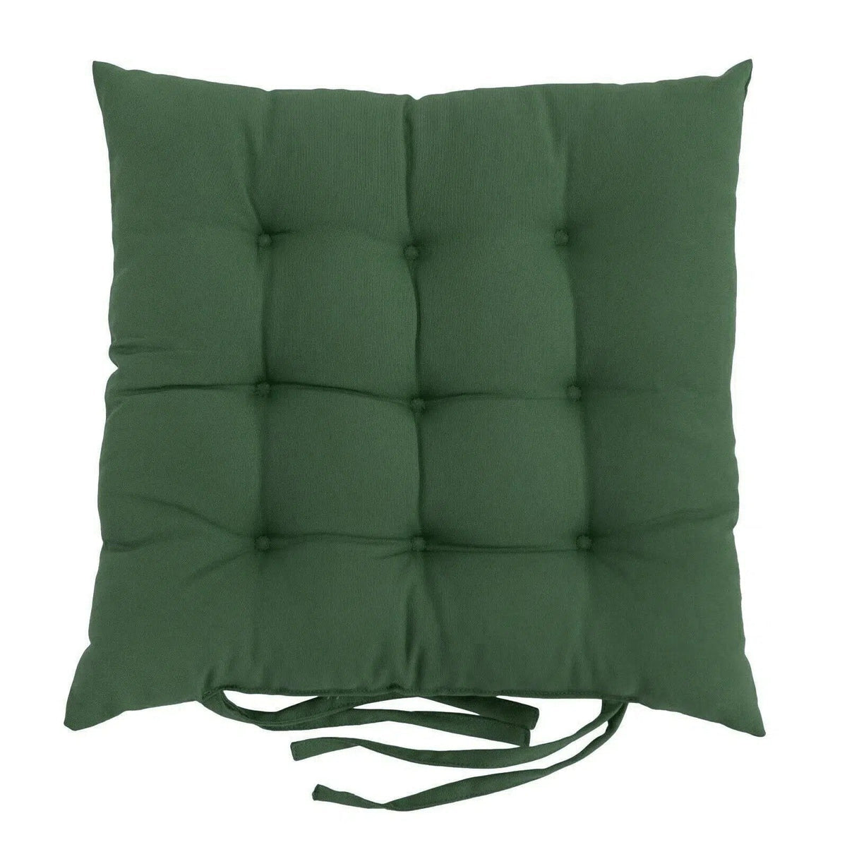 Coussin pour chaise de jardin en fer forgé vert forêt