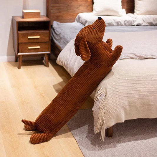 Coussin chien Teckel mignon - Décoration de canapé 55cm 