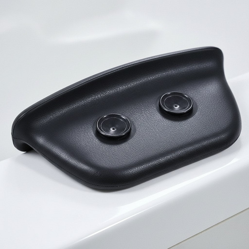 Dos du coussin de bain et ses ventouses antidérapantes