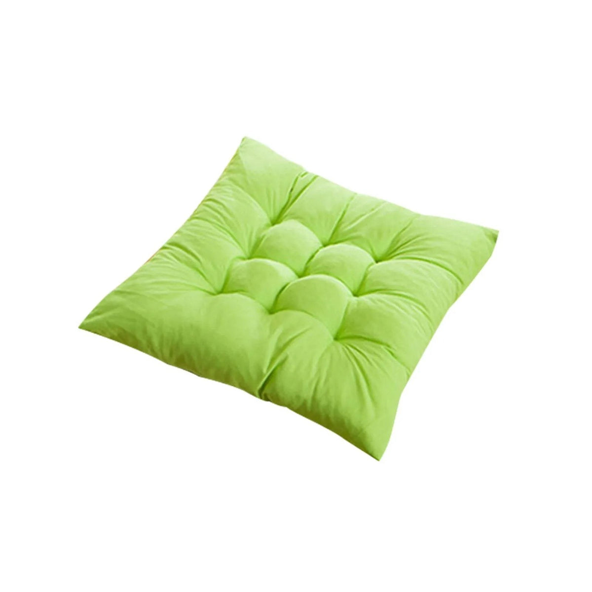 Coussin de chaise 40 x 40 cm vert avec attaches