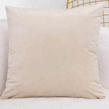 Coussin plaid Blanc riz 40x40 Mon-coussin.fr