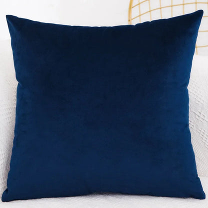 Coussin plaid Bleu marine 40x40 Mon-coussin.fr