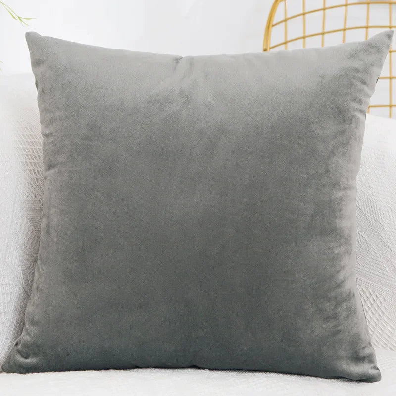 Coussin plaid Gris 40x40 Mon-coussin.fr