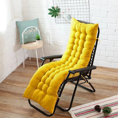 Coussin pour chaise longue d'intérieur Jaune 48x155