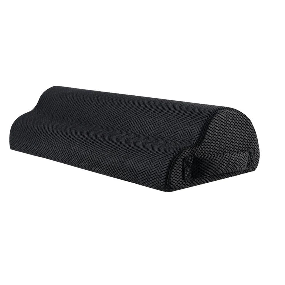 Coussin repose-pieds en mousse à mémoire de forme, coloris noir