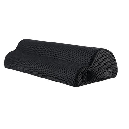 Coussin repose-pieds en mousse à mémoire de forme, coloris noir