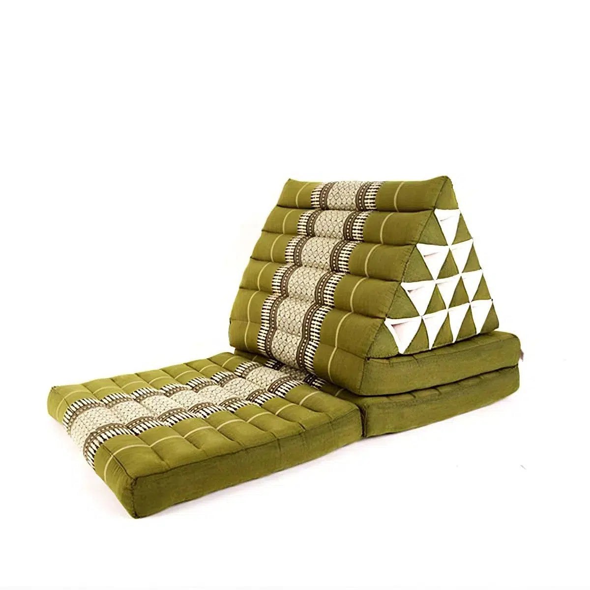 Coussin thaï traditionnel en kapok vert