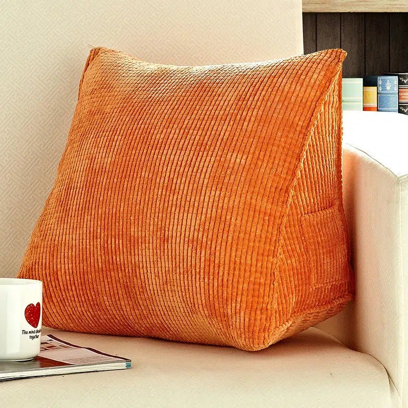 Coussin de lecture triangulaire pour lit, grand canapé, coussin dossier, housse amovible et lavable 180 x Coussin de lecture triangulaire pour lit, grand canapé, coussin dossier, housse amovible et lavable 180 x