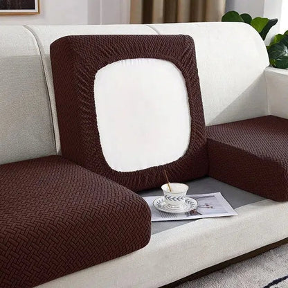 Housse pour coussin de canapé café