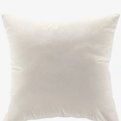 Housse de coussin 60 x 60 cm en velours blanc