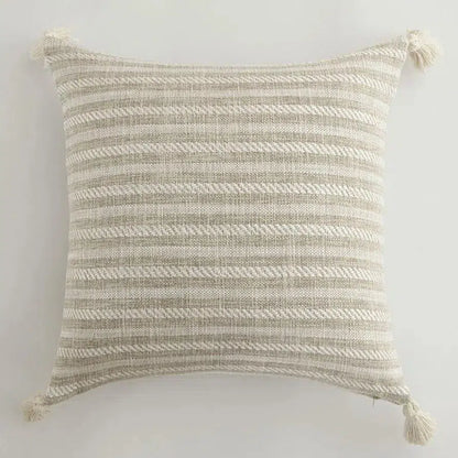 Housse de coussin pour canapé et lit - Kaunf Crème 1 