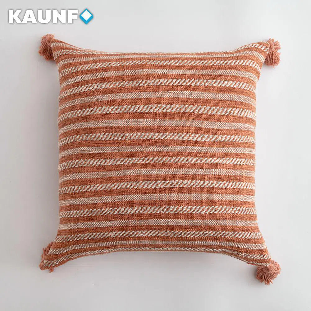 Housse de coussin pour canapé et lit - Kaunf Orange 1 