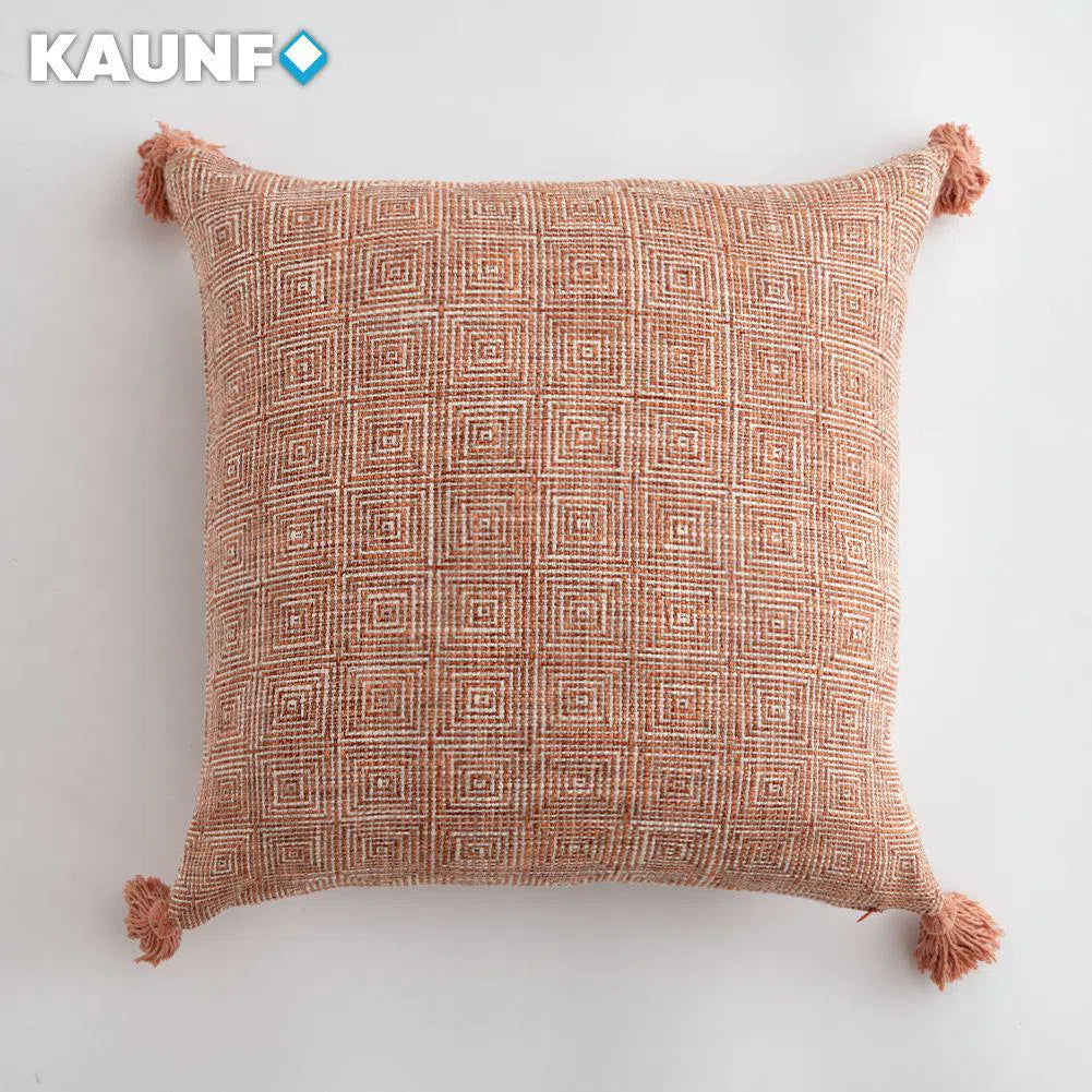 Housse de coussin pour canapé et lit - Kaunf Orange 2 