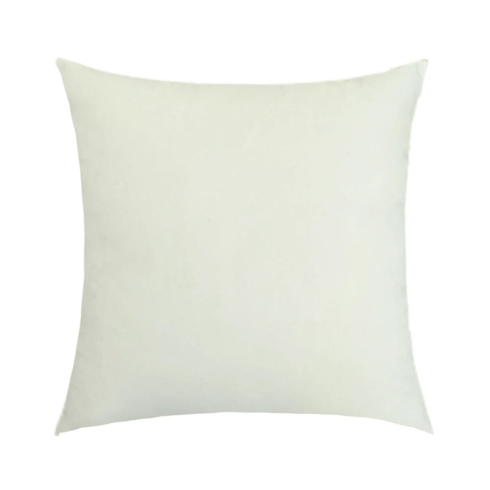 Petite housse de coussin 35 x 35 cm en velours crème