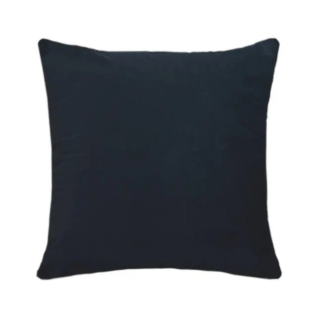 Petite housse de coussin 35 x 35 cm en velours noir