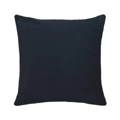 Petite housse de coussin 35 x 35 cm en velours noir