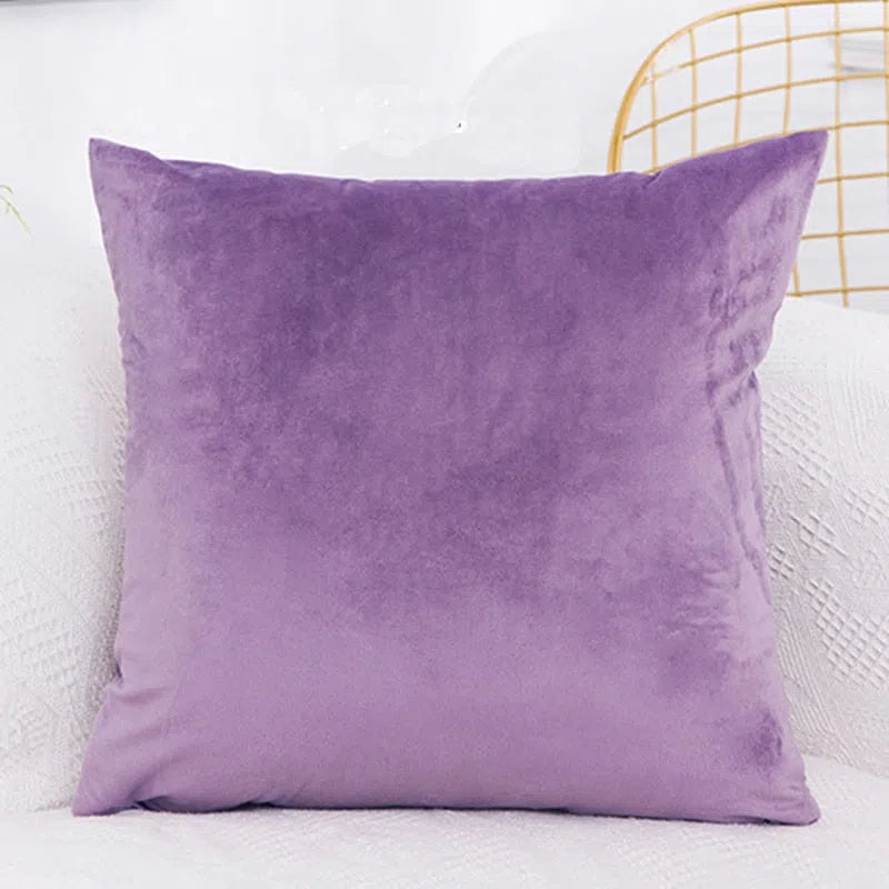 Velvet - Coussin coloré en velours Lila 