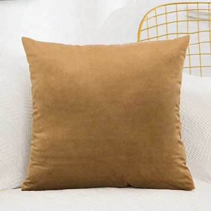 Velvet - Coussin coloré en velours Taupe 