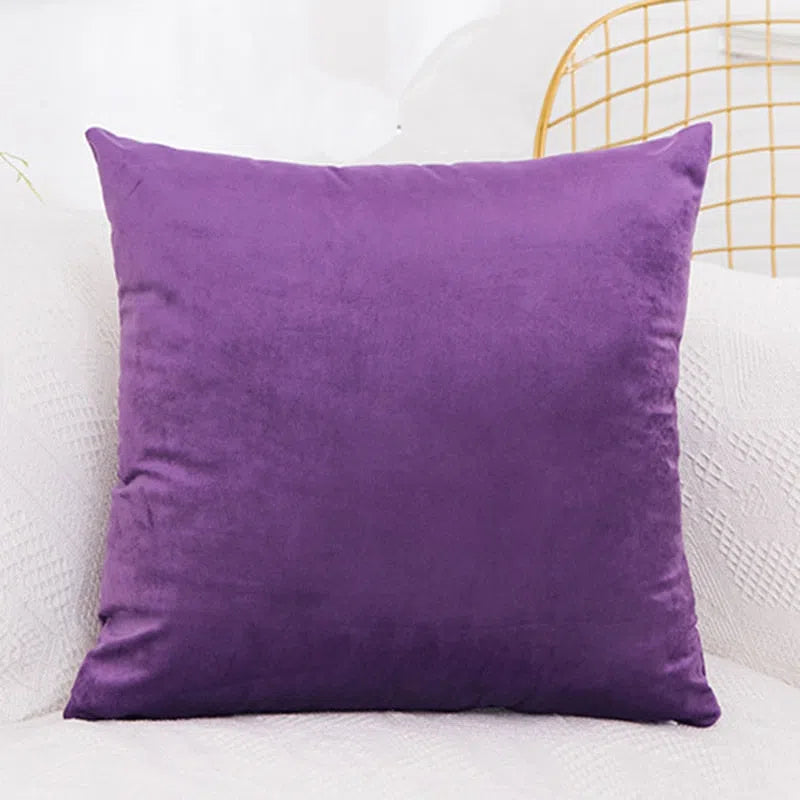 Velvet - Coussin coloré en velours Violet 